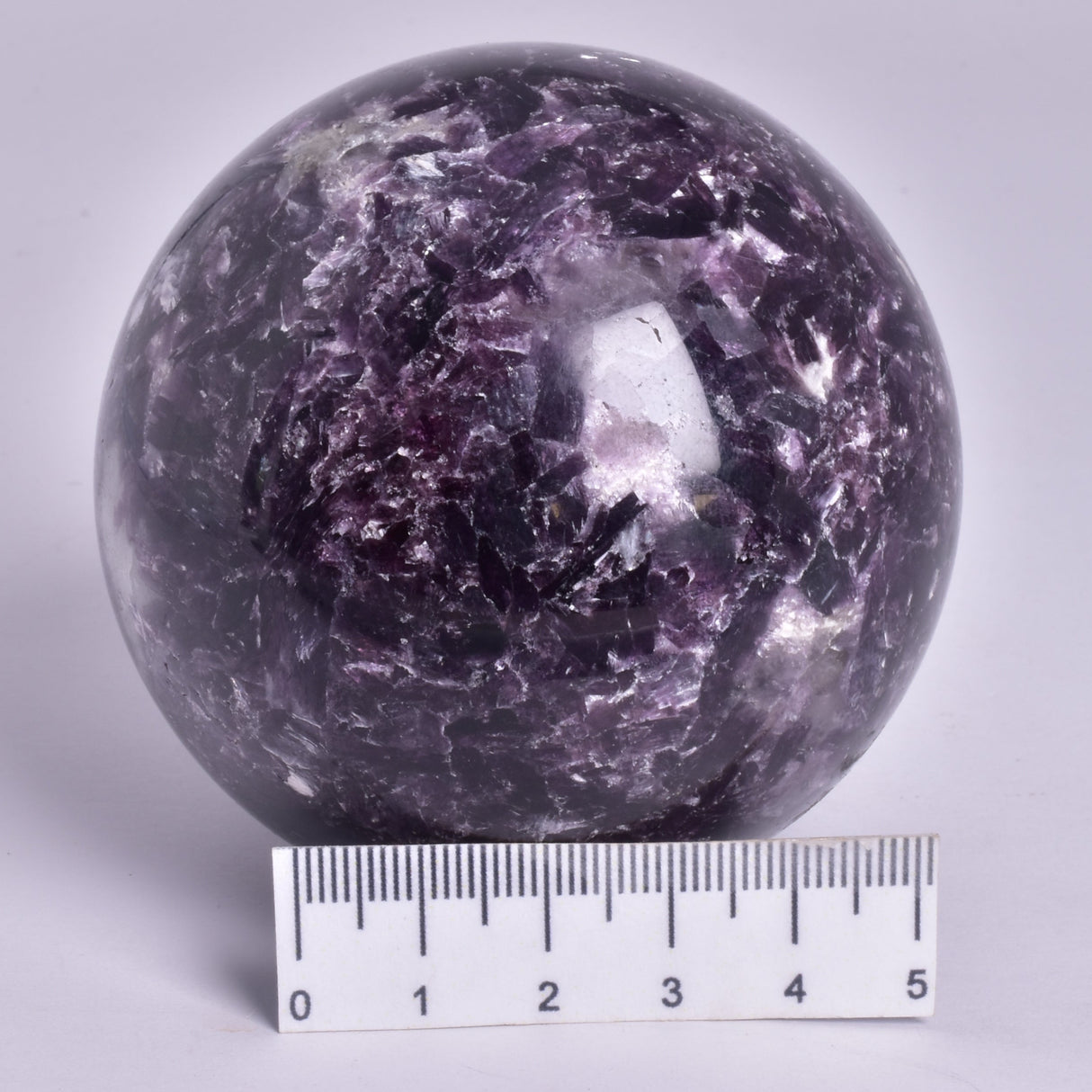 LEPIDOLITE CRYSTAL SPHERE P680
