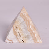 CARIBBEAN CALCITE CARVED PYRAMID P676
