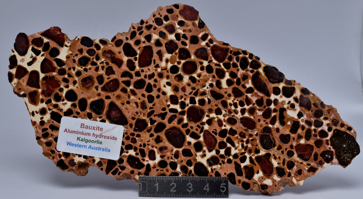 BAUXITE, Aluminium Hydroxide, Polished Slice, Kalgoorlie WA S290
