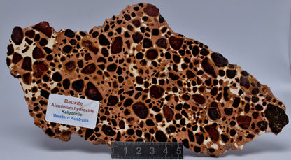 BAUXITE, Aluminium Hydroxide, Polished Slice, Kalgoorlie WA S290