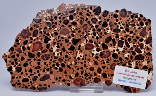BAUXITE, Aluminium Hydroxide, Polished Slice, Kalgoorlie WA S191