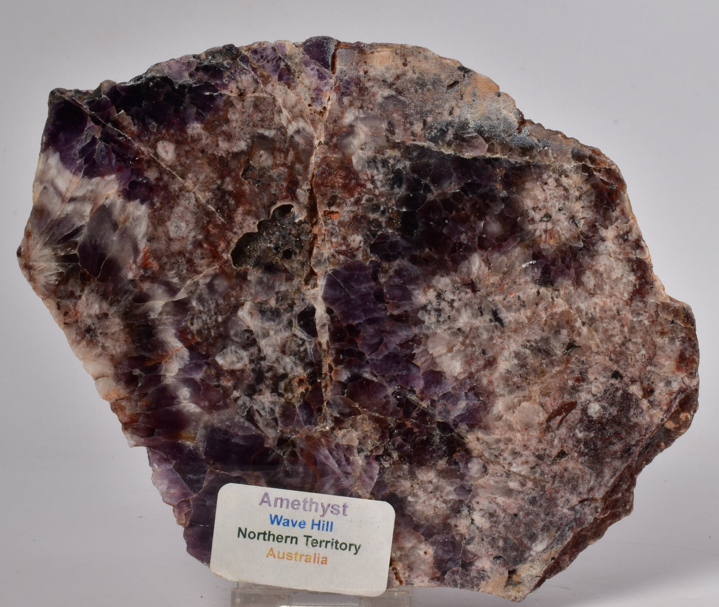 AMETHYST SLICE, from WAVE HILL, AUSTRALIA S560