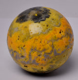 BUMBLEBEE JASPER CARVED SPHERE P779