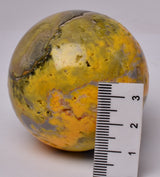 BUMBLEBEE JASPER CARVED SPHERE P779