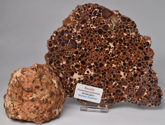 BAUXITE, Aluminium Hydroxide, Polished and rough, Australia S478