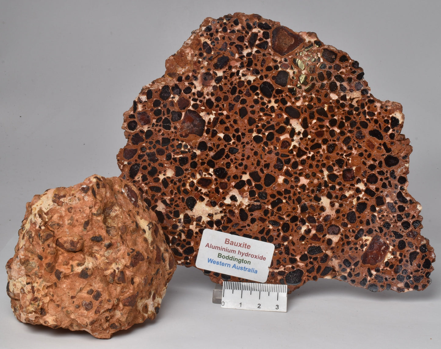 BAUXITE, Aluminium Hydroxide, Polished and rough, Australia S478