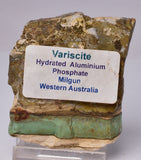 Variscite Hydrated Aluminium Phosphate Slice S489