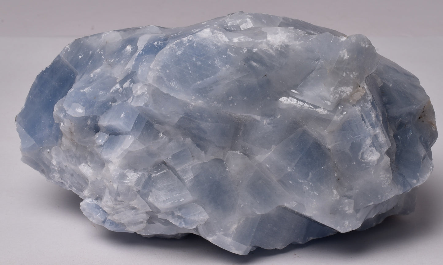 BLUE CALCITE CRYSTAL IN NATURAL FORM R18