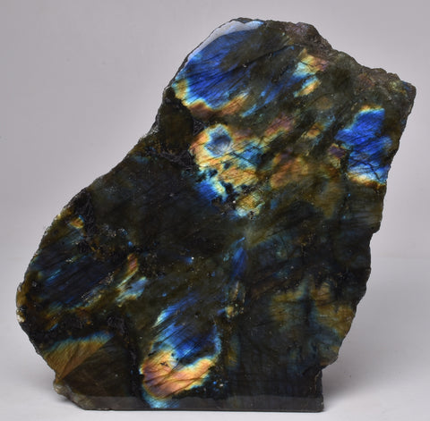 LABRADORITE BASECUT AND POLISHED P201