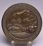 BRONZE COIN WITH CAMPO DEL CIELO METEORITE MT97