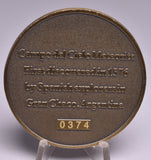 BRONZE COIN WITH CAMPO DEL CIELO METEORITE MT97