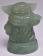 CARVED GREEN AVENTURINE BABY YODA P943