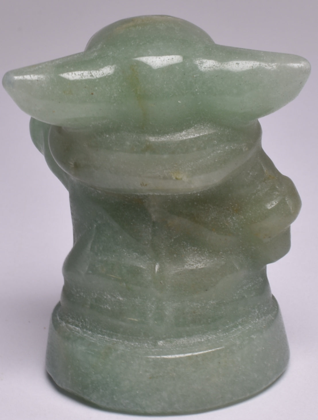 CARVED GREEN AVENTURINE BABY YODA P943