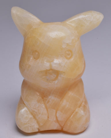 ORANGE CALCITE CRYSTAL POKEMON PIKACHU P938