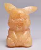 ORANGE CALCITE CRYSTAL POKEMON PIKACHU P942