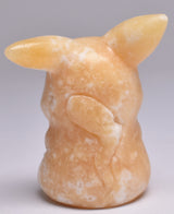 ORANGE CALCITE CRYSTAL POKEMON PIKACHU P942