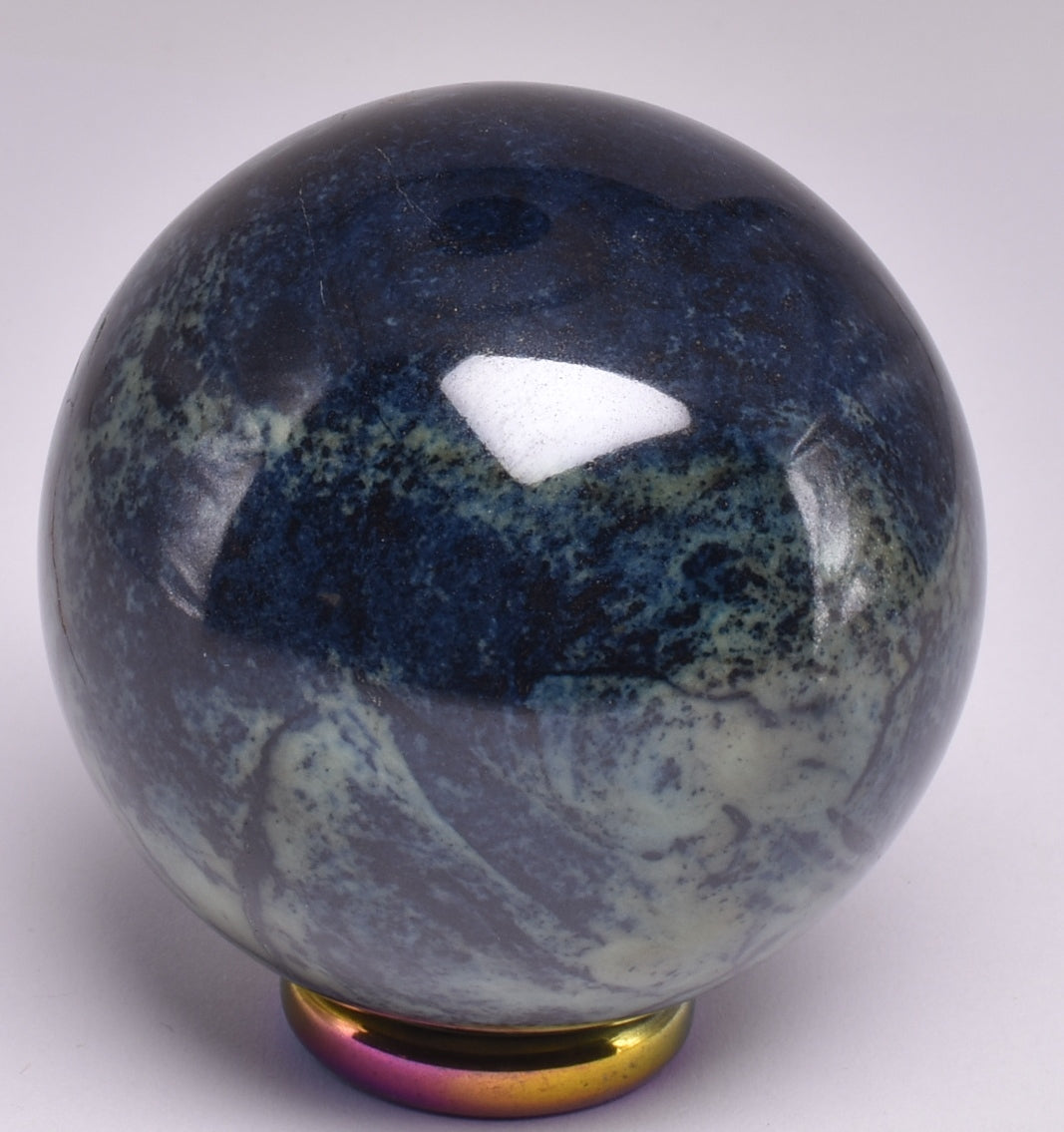 VIVIANITE  POLISHED MINERAL SPHERE P627