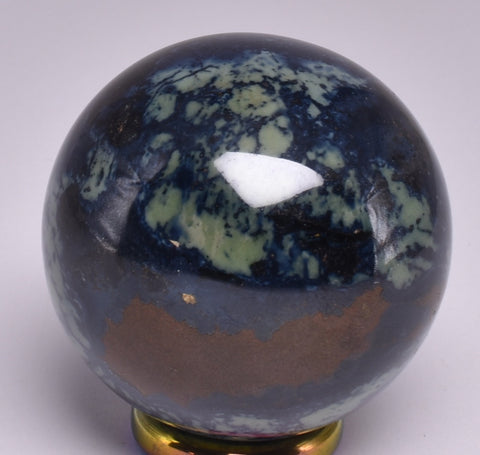 VIVIANITE  POLISHED MINERAL SPHERE P629