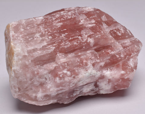 PEACH ARAGONITE NATURAL ROUGH ROCK R09