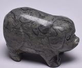 CRYSTAL JASPER CARVED PIG P130