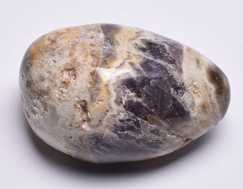 CHEVRON AMETHYST EGG TUMBLE P58