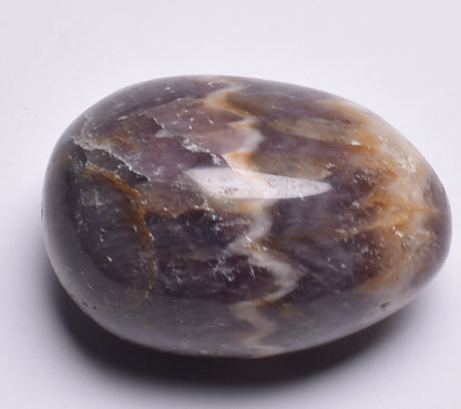 CHEVRON AMETHYST EGG TUMBLE P59