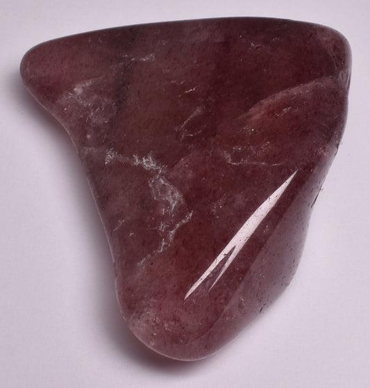 STAWBERRY QUARTZ POLISHED FREEFORM TUMBLE P971
