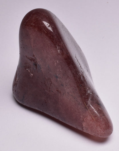 STAWBERRY QUARTZ POLISHED FREEFORM TUMBLE P972
