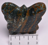 OCEAN JASPER POLISHED  BUTTERFLY CARVING P981