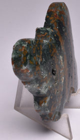 OCEAN JASPER POLISHED  BUTTERFLY CARVING P981