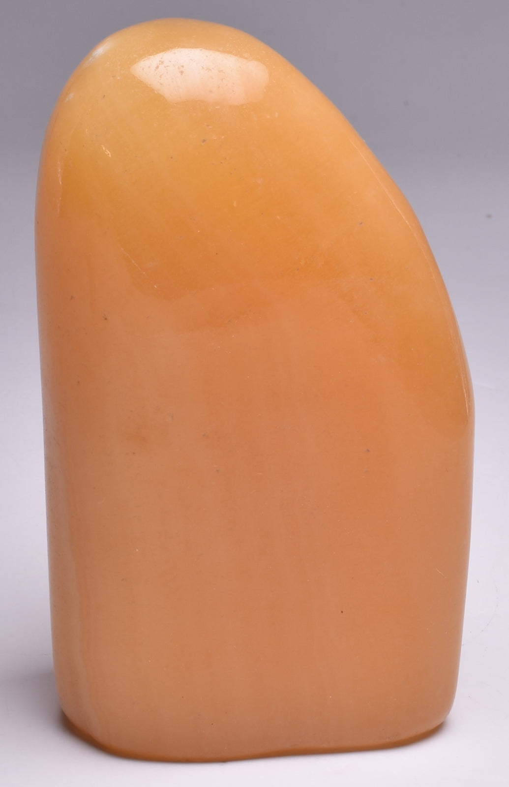 ORANGE CALCITE CRYSTAL POLISHED FREEFORM P846