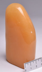 ORANGE CALCITE CRYSTAL POLISHED FREEFORM P846