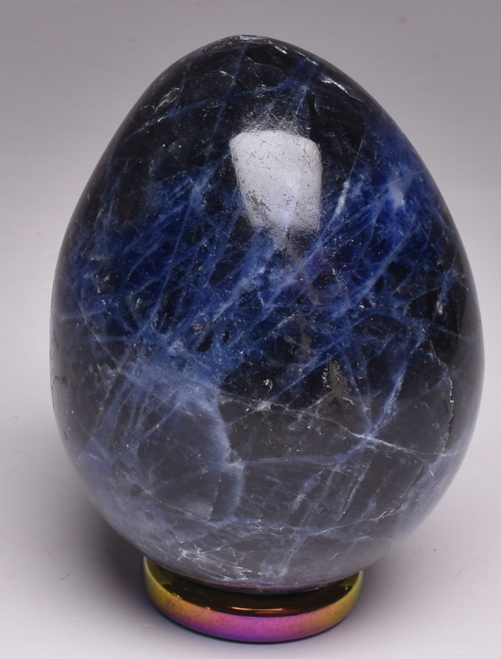 SODALITE POLISHED CRYSTAL EGG P424