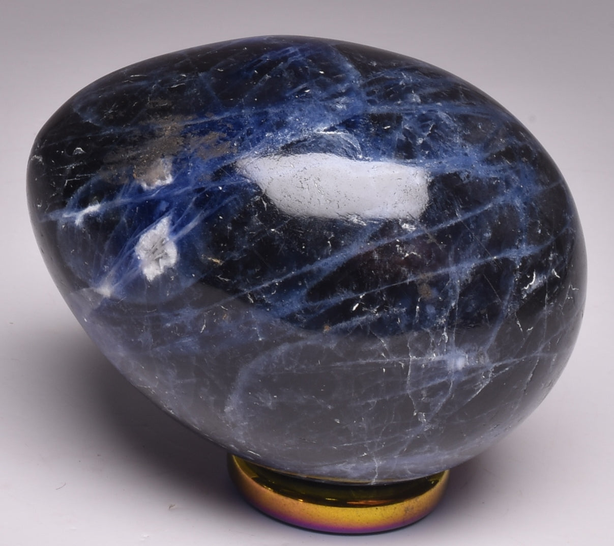 SODALITE POLISHED CRYSTAL EGG P424