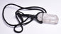 QUARTZ NATURAL POINT PENDANT ON LEATHER LOOK NECKLACE J270