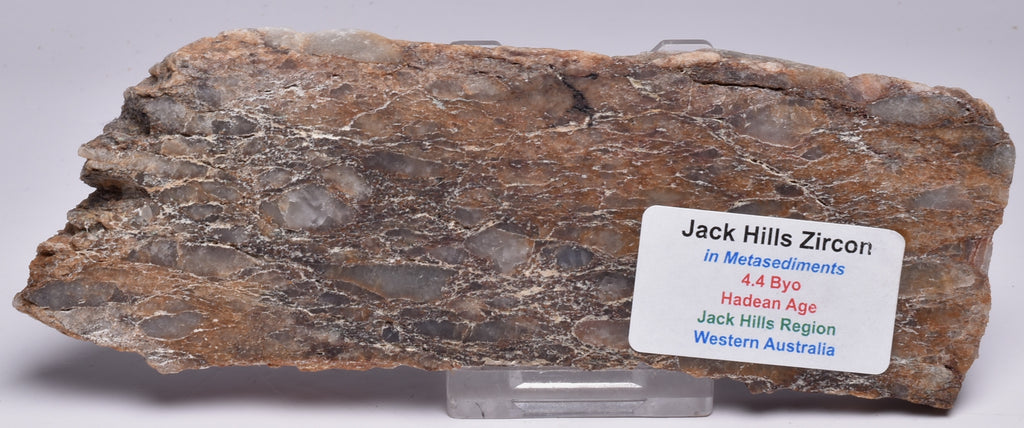 ZIRCON, Metaconglomerate Narryer Gneiss Slice, Jack Hills, Australia S ...