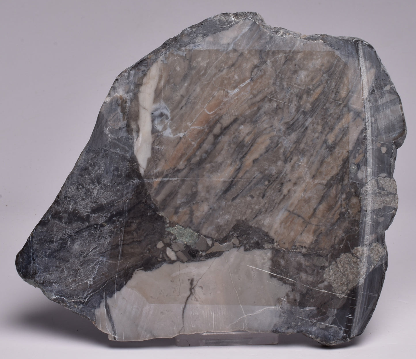 MICROBIALITE, STROMATOLITE, 1640 mya BARNEY CREEK FORMATION, McARTHUR RIVER, AUSTRALIA S792