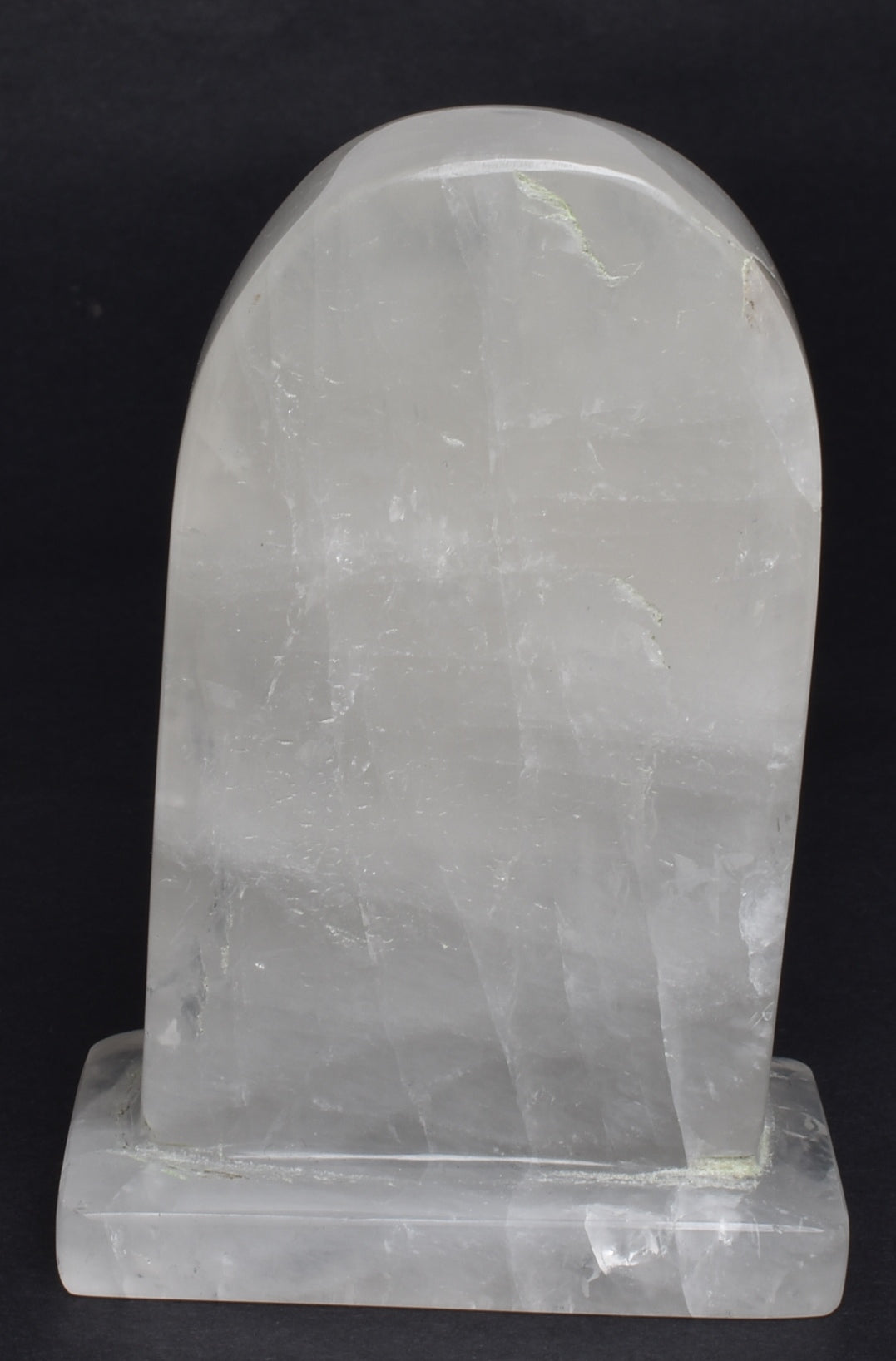 TOMBSTONE QUARTZ CRYSTAL CARVING P391