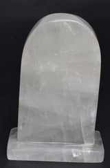 TOMBSTONE QUARTZ CRYSTAL CARVING P391