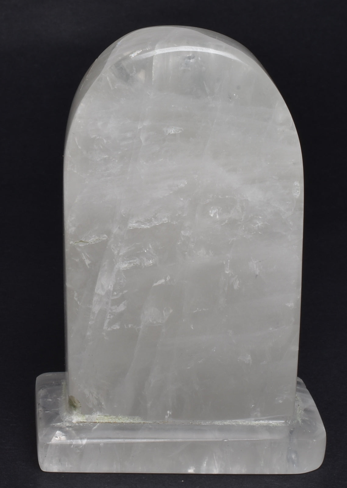 TOMBSTONE QUARTZ CRYSTAL CARVING P391
