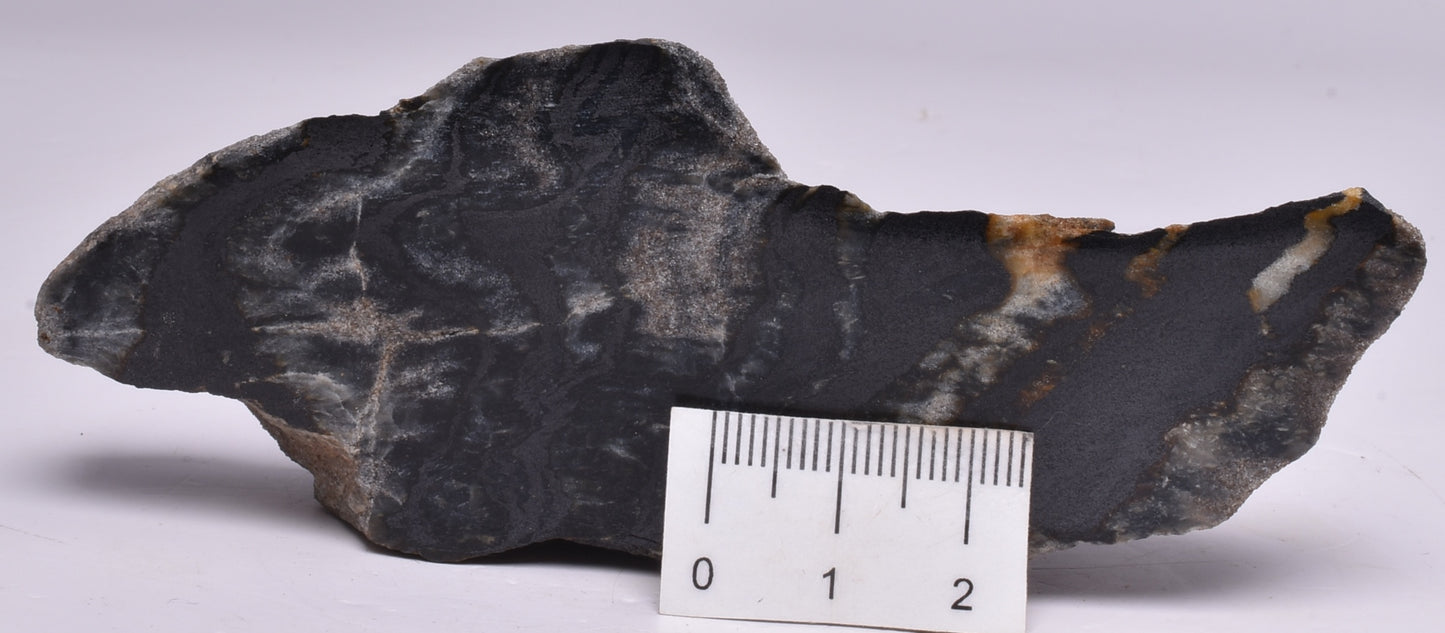 MICROBIALITE STROMATOLITE, Isua banded iron, 3.77 B.Y.A. Greenland S35