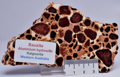 BAUXITE, Aluminium Hydroxide, Polished Slice, Australia S99