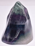 FLUORITE CRYSTAL CARVED FLAME P71