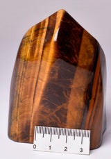 TIGER EYE CRYSTAL CARVED FLAME P100