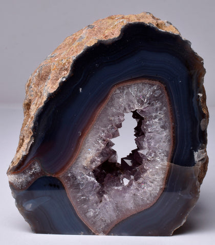 AGATE HALF, POLISHED FROM BRAZIL P78