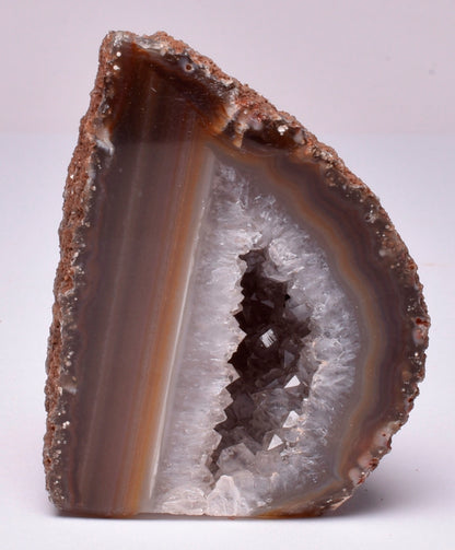 AGATE HALF, POLISHED FROM BRAZIL P142