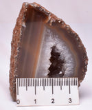 AGATE HALF, POLISHED FROM BRAZIL P142