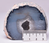 AGATE HALF, POLISHED FROM BRAZIL S122