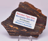 BANDED TIGER IRON Polished Slice, AUSTRALIA S211