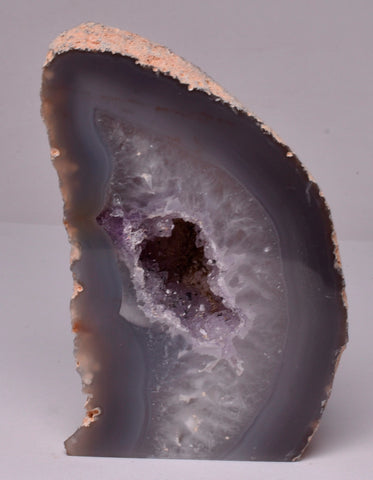 AGATE HALF, POLISHED FROM BRAZIL S121